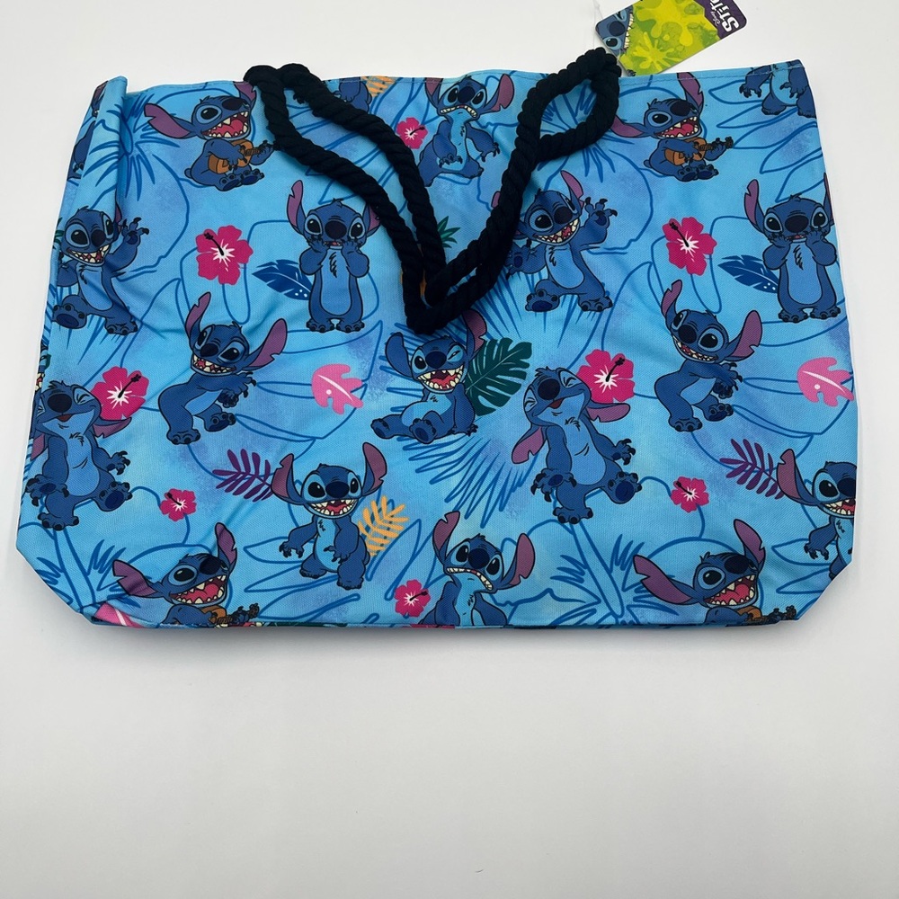 Stitch Blue Kids Tote Bag